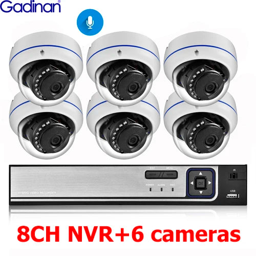 Gadinan HD 4K 8MP Poe Camera Security System