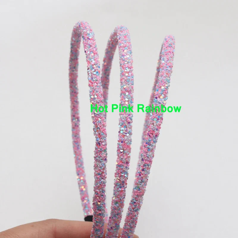 3 Piece New Girls Glitter Hair Accessories Kids