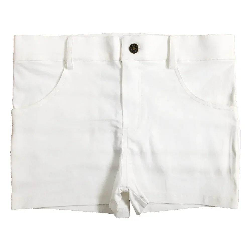 Mens Outdoor Exercise CloseFitting Jeans Bermudas Breeches Clothing
