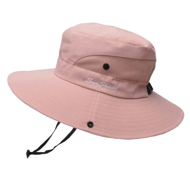 Parent-child Unisex Summer Foldable Sun Fisherman Hat Men