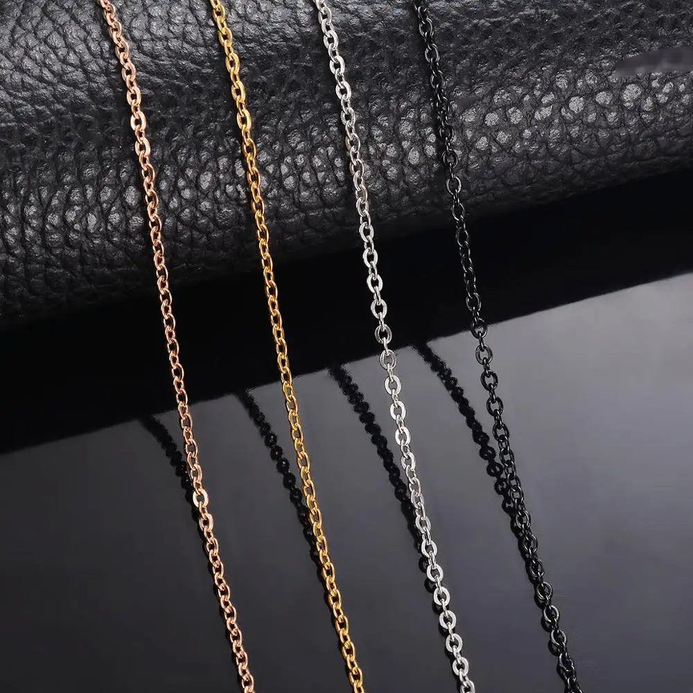Wholesale 10pcslot Chains Necklace 1.522.53mm Width Men Women