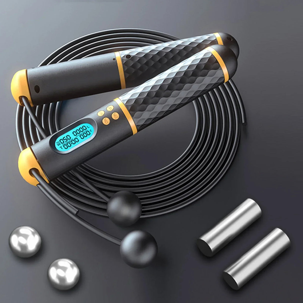 2-in-1 Jump Rope Intelligent Cordless Skipping Rope Digital