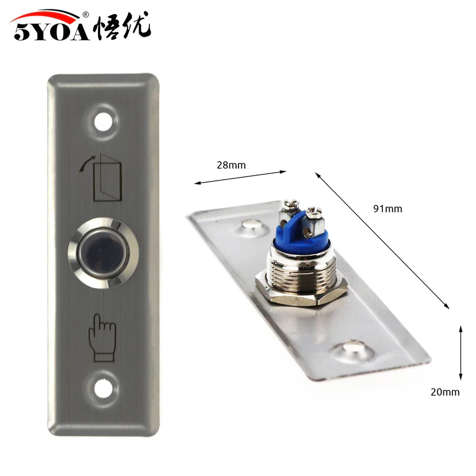 Access Button Door Exit Push Switch No Touch