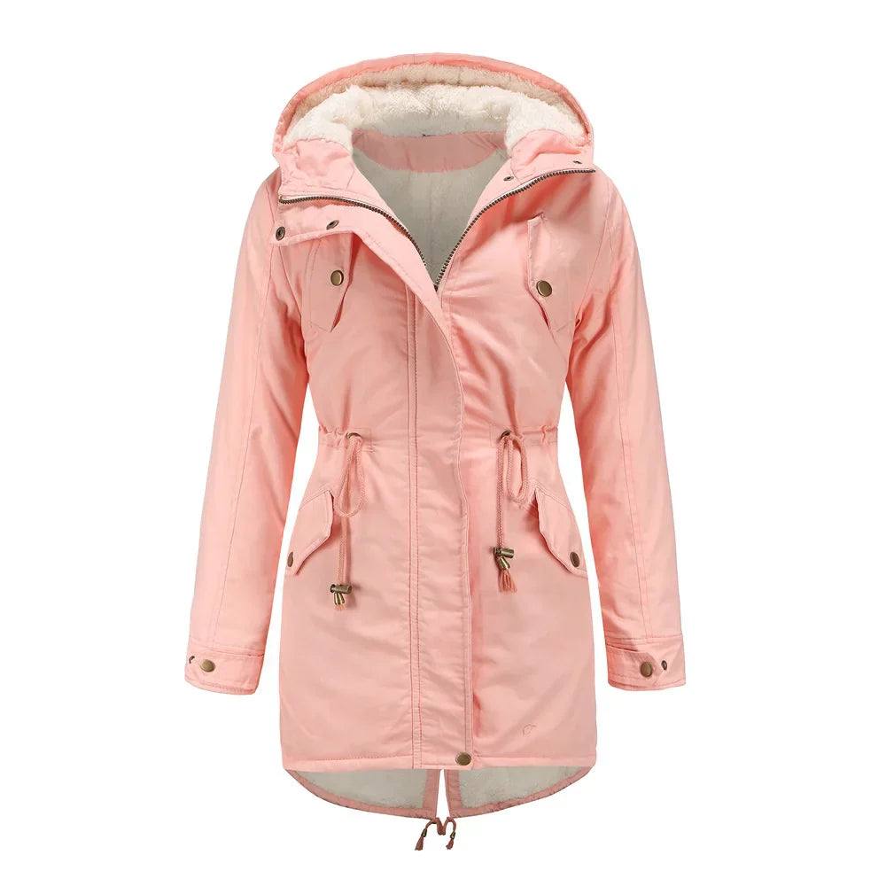 Quanss Plus Size Winter Jacket Women 2021 Fashion