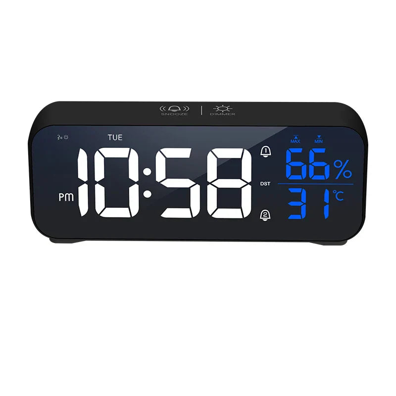 Music Alarm Clock Temperature Humidity Voice Control/Alaways On