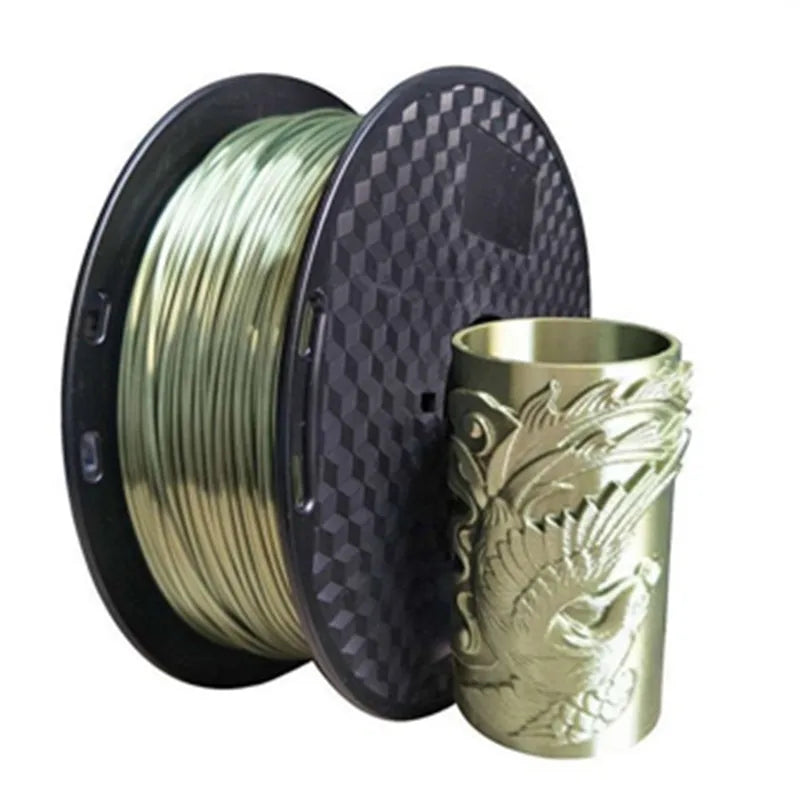 Silk PLA Bronze 3d Printer Filament 1.75mm 3D