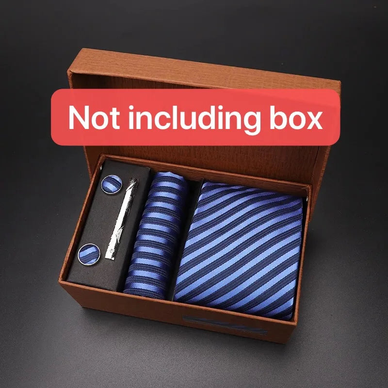 modern ties for men 2024 red Set Gift