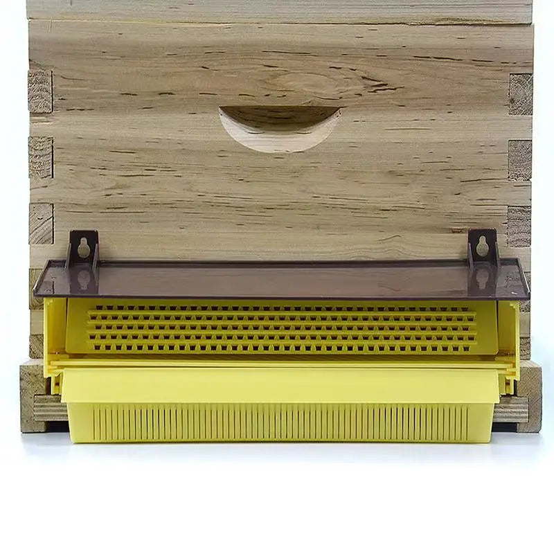 Beekeeping Plastic Pollen Trap Yellow With Removable Ventilated