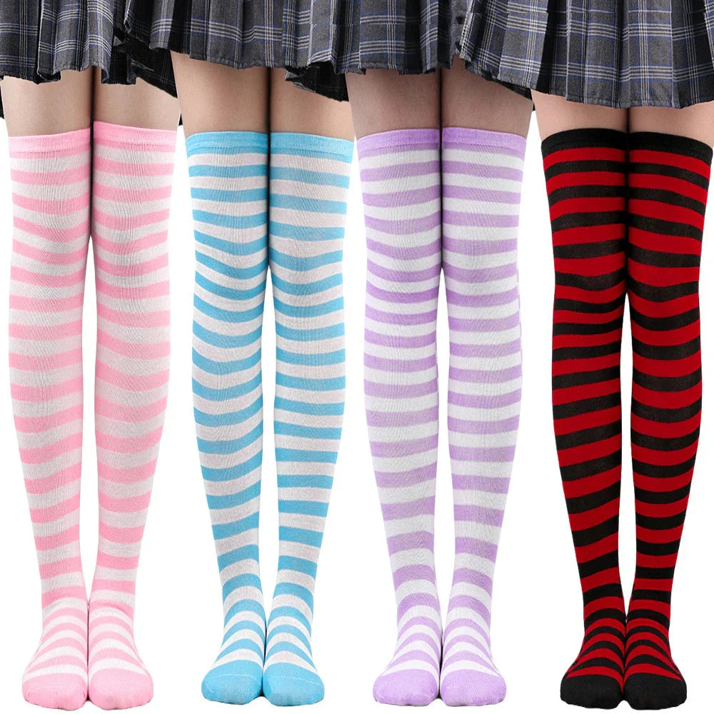 Women's Thigh High Over The Knee Socks For