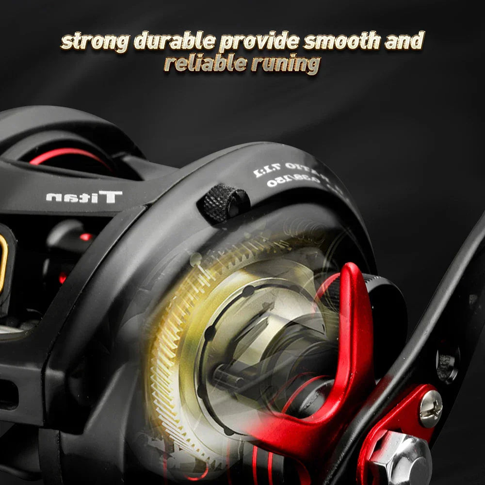 JOHNCOO Fishing reel MT200 Bait Casting Reel Big