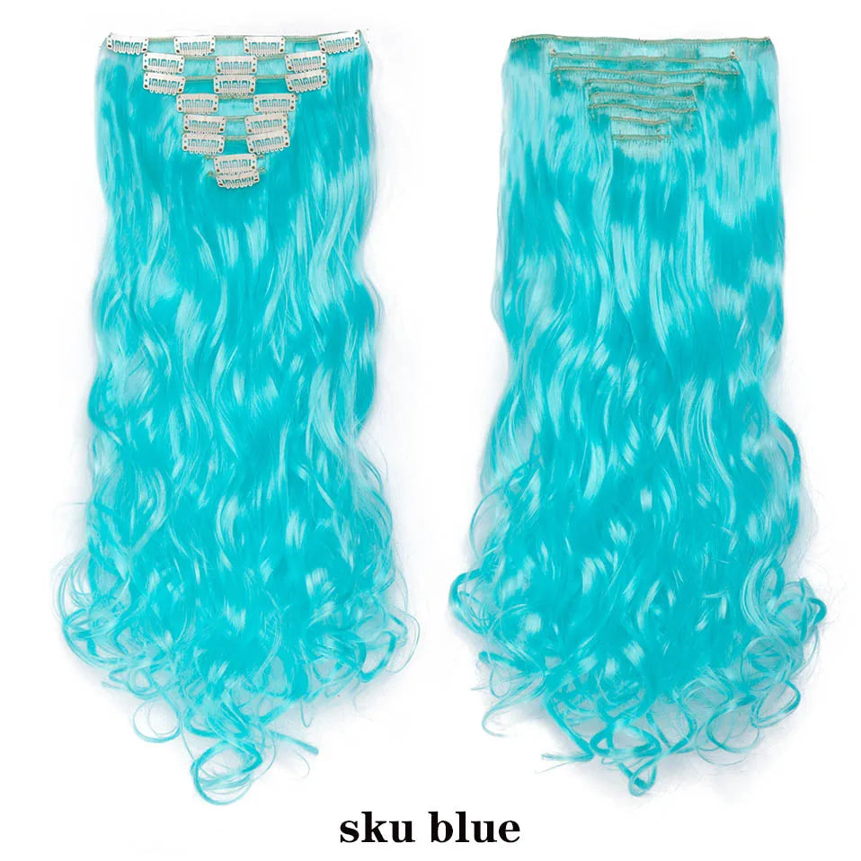 HAIRRO 24Inches 170g 36 Colors Long Straight Synthetic