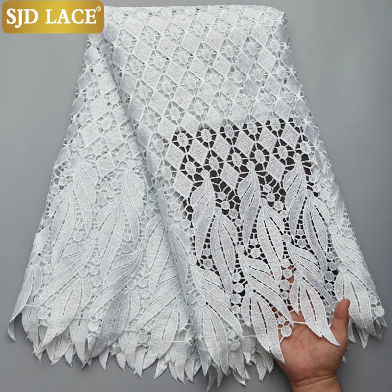 SJD LACE 2024Skin Friendly Classic African Eembroidery Guipure