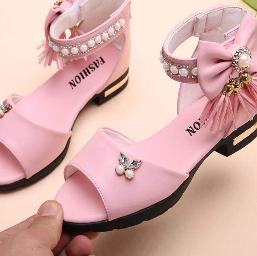 Kids Bow Sandals Children Girls Summer Cute Sandals