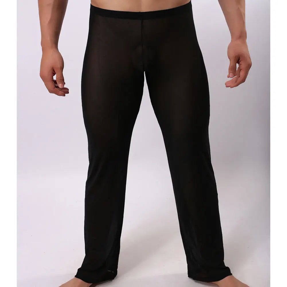 Hirigin Mens Sexy Soft Mesh Sheer Seethrough Stretch