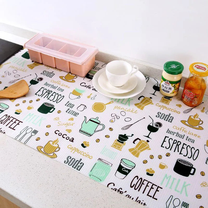 1 Roll Kitchen Table Mat Drawers Cabinet Shelf