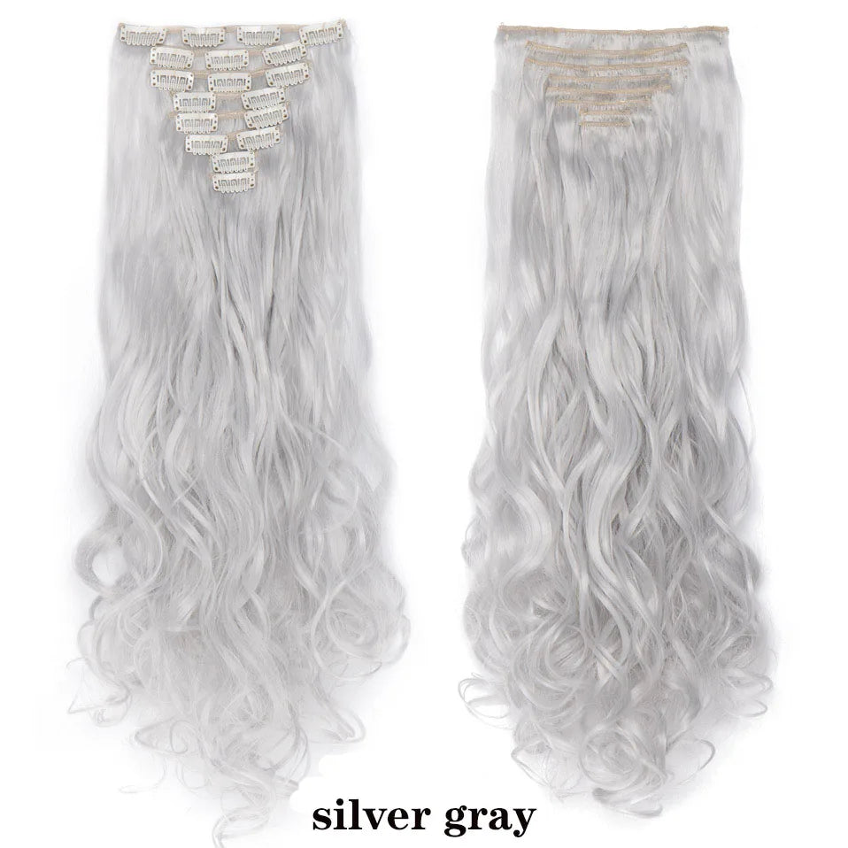HAIRRO 24Inches 170g 36 Colors Long Straight Synthetic