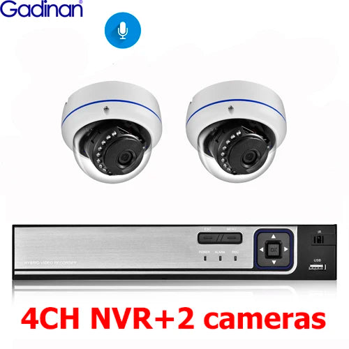 Gadinan HD 4K 8MP Poe Camera Security System