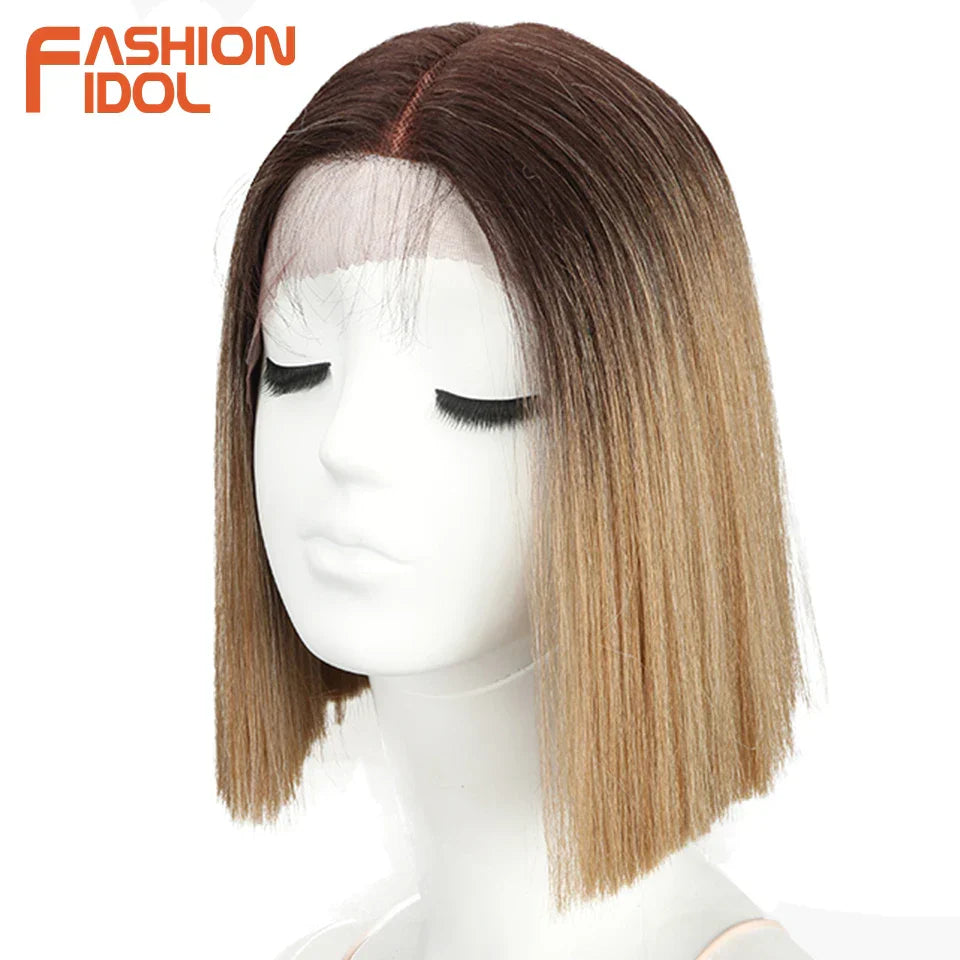 FASHION IDOL 10 Inch Bob Wigs Straight Hair