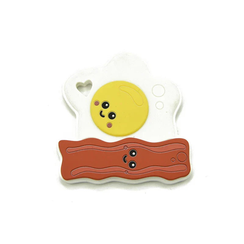 TYRY.HU 2pcs Silicone Dessert Cartoon Teethers Safe BPA