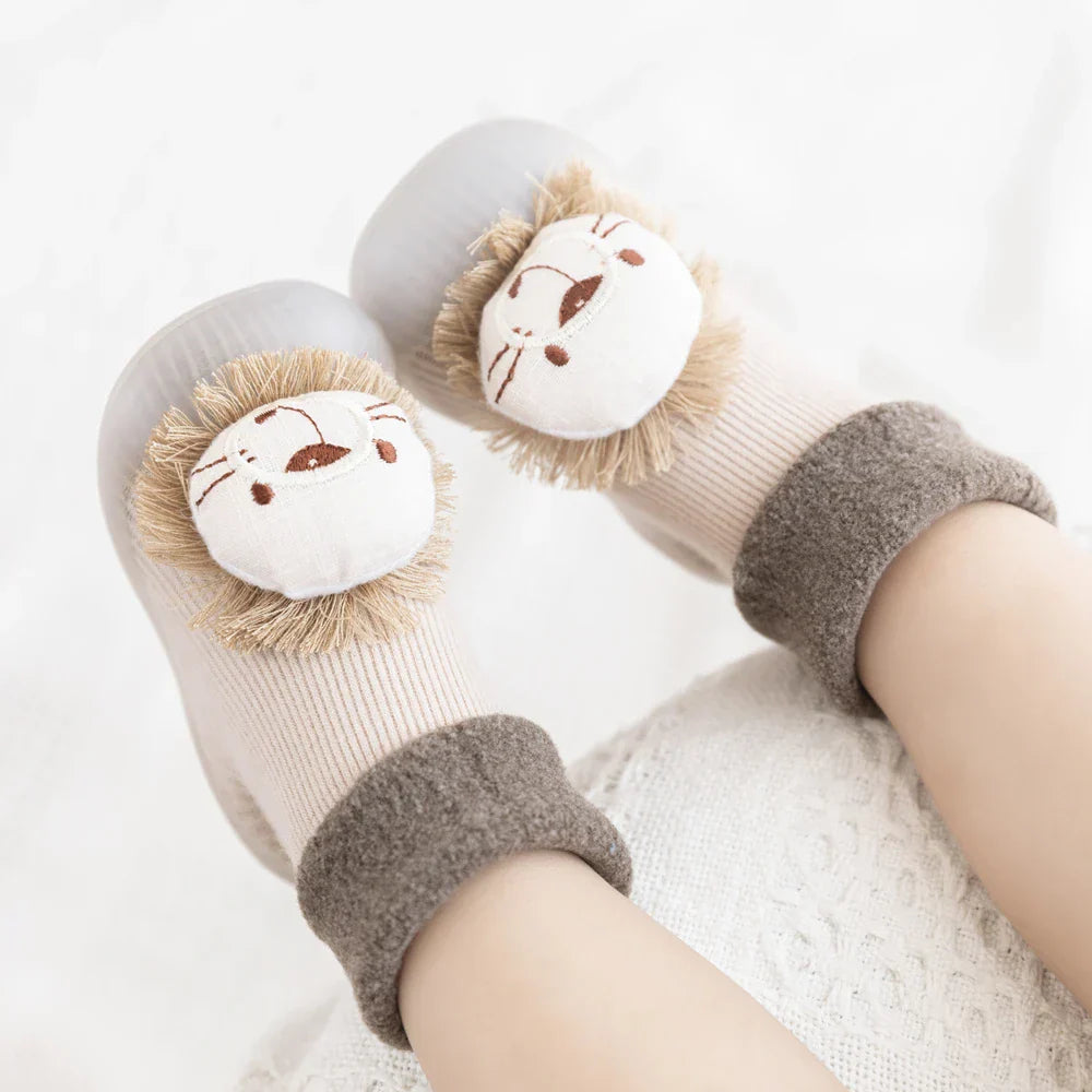 baby sock shoes for winter thick cotton animal