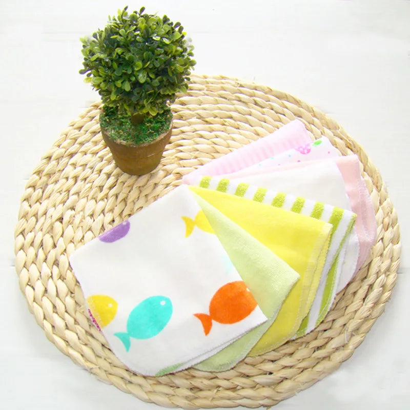 8pcs/pack Boys Girls Washcloth Cloth Wipes Nursing Wipe
