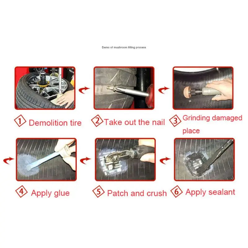 Cold Tire Patches 32mm 42mm 55mm 75mm Rubber