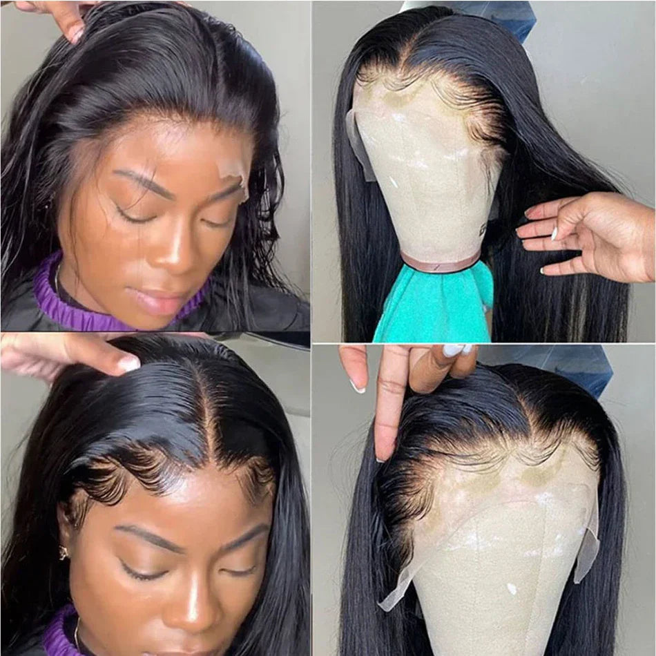 HD Lace Front Human Hair Wigs Straight 13x4