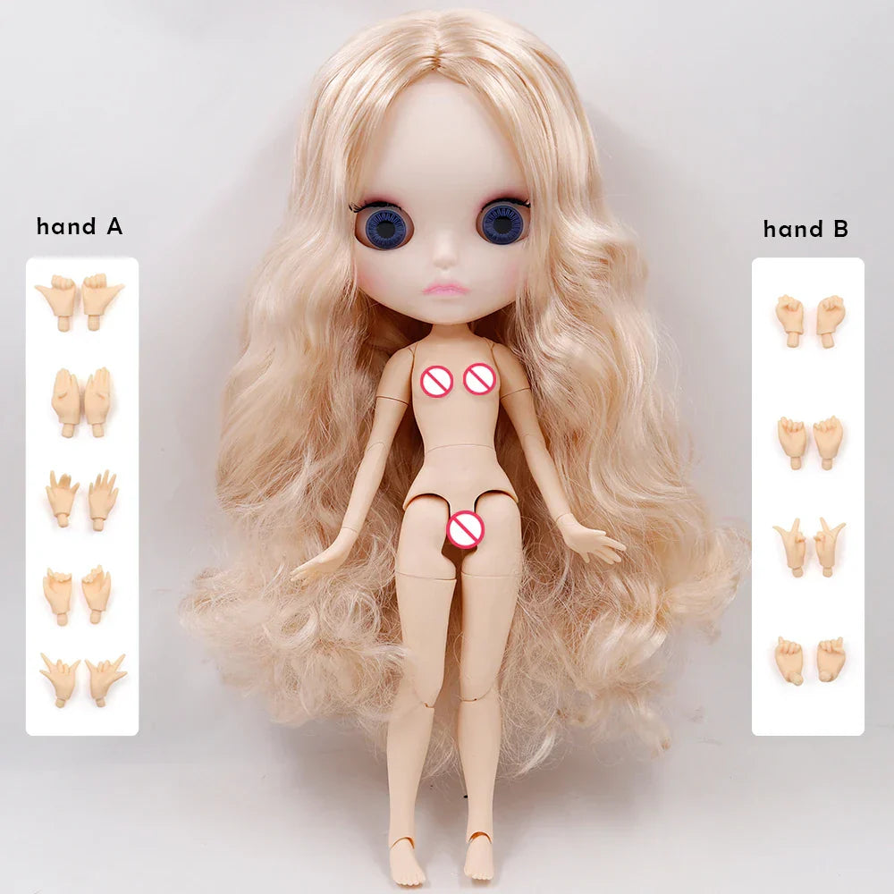 ICY DBS Blyth Doll 1/6 Joint Body DIY BJD toys Fashion Dolls girl gift Special Offer on sale with hand set A&B
