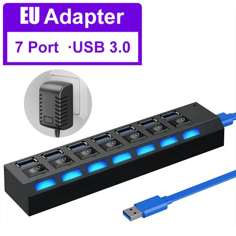 USB Hub 3.0 USB 3 0 Hub Multi