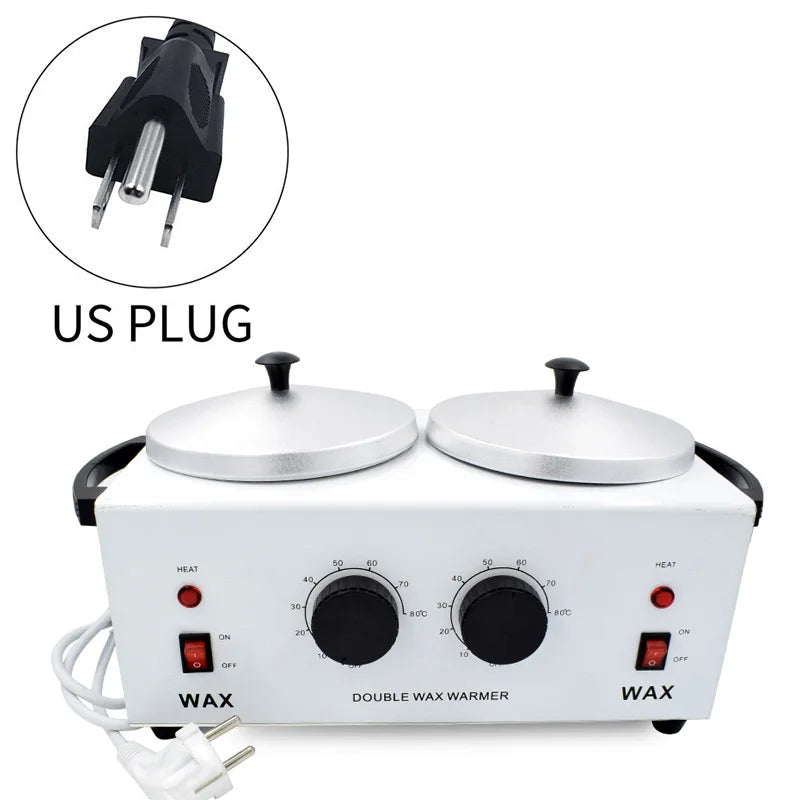 Depilatory Wax Heater Machine Double Paraffine Wax Heater