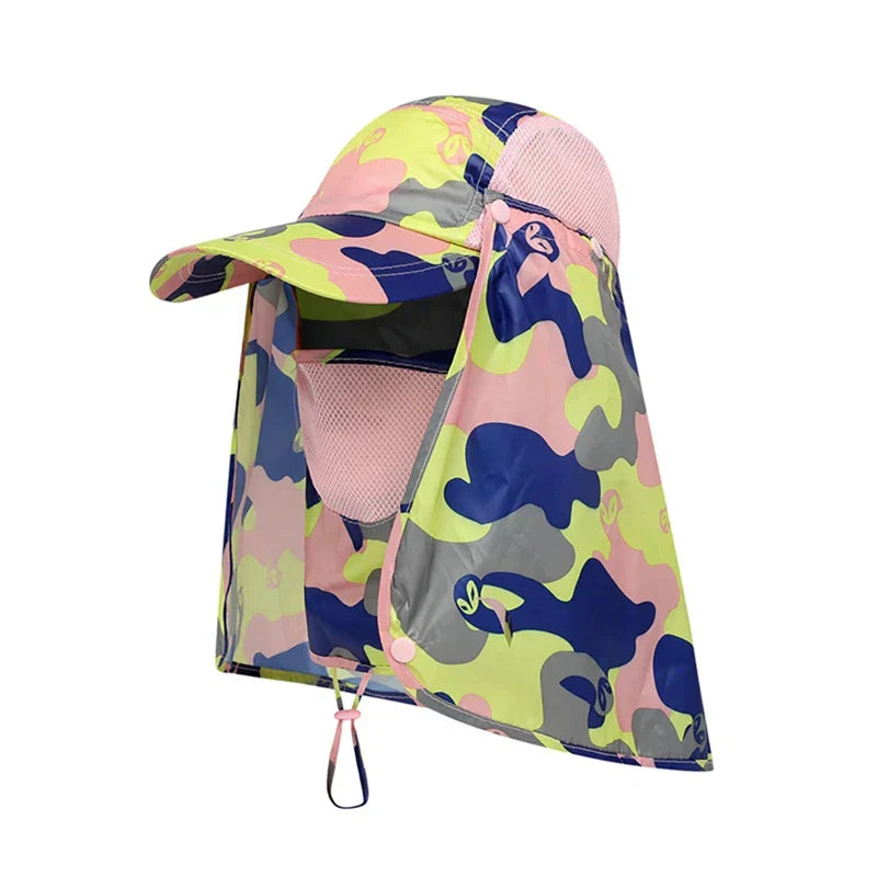 Protective Chapeu Feminino Neck Cover Ear Flap UV