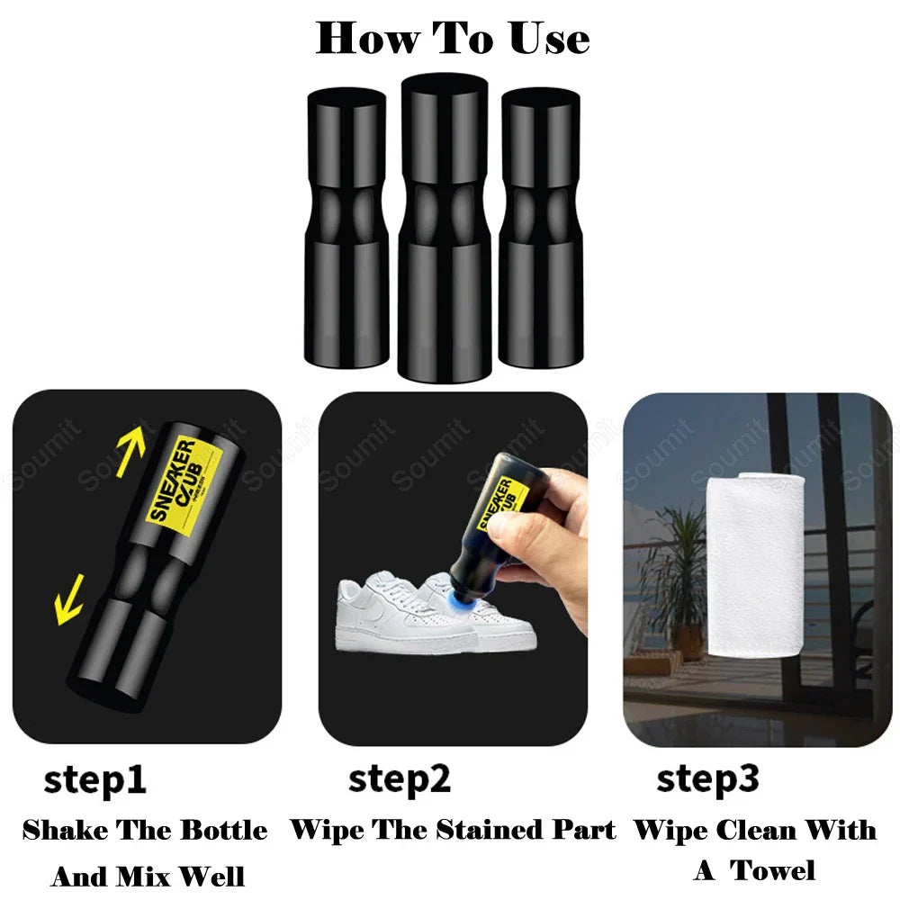 Shoe Clean And Whiten Refreshed Spray Polish Cleaning