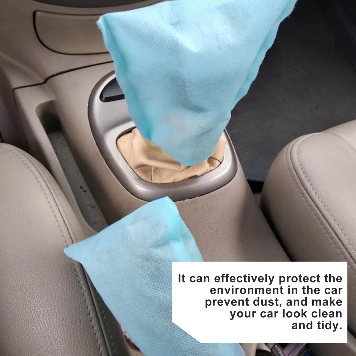 4 Pcs Disposable Nonwoven Fabric Car Soft Seat