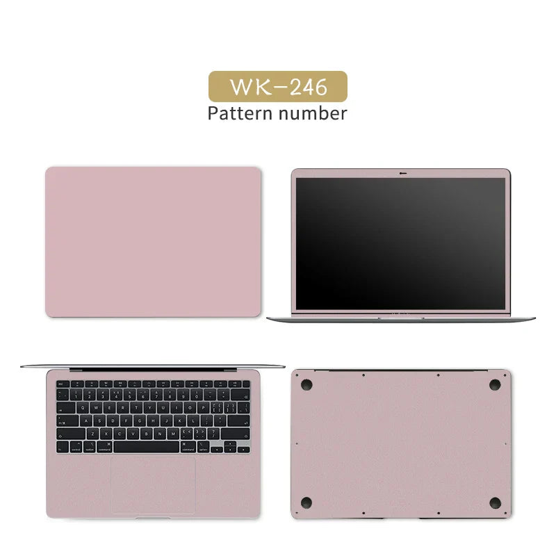 DIY Laptop Sticker Cover Skins Solid Color Vinyl