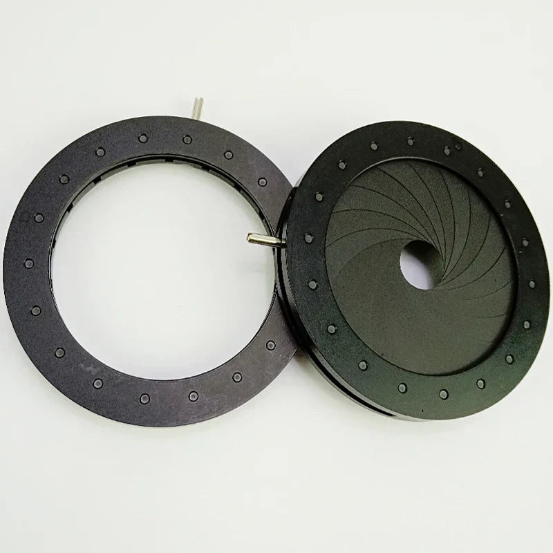 Adjustable 18 Blades F Microscope Lens Adapter 2.5-42mm
