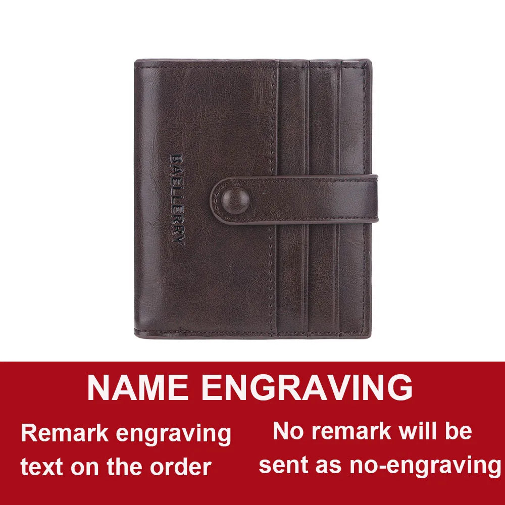 2022 Mini Men's Card Wallet – Customized PU Leather with 14 Card Holders