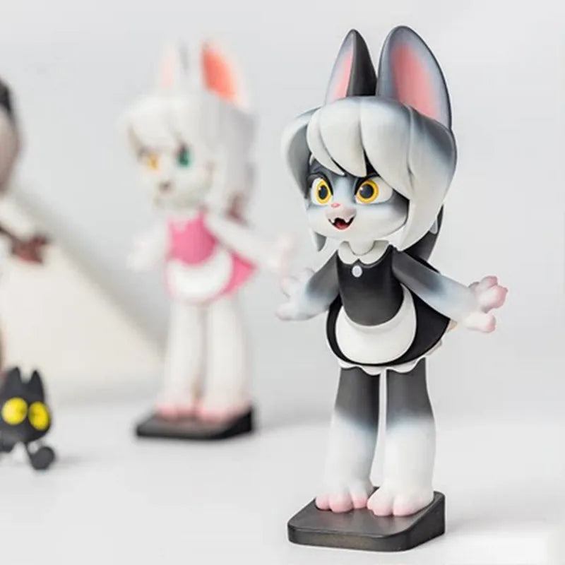 Blind Random Box Original Maidservant Cat Figures Toys