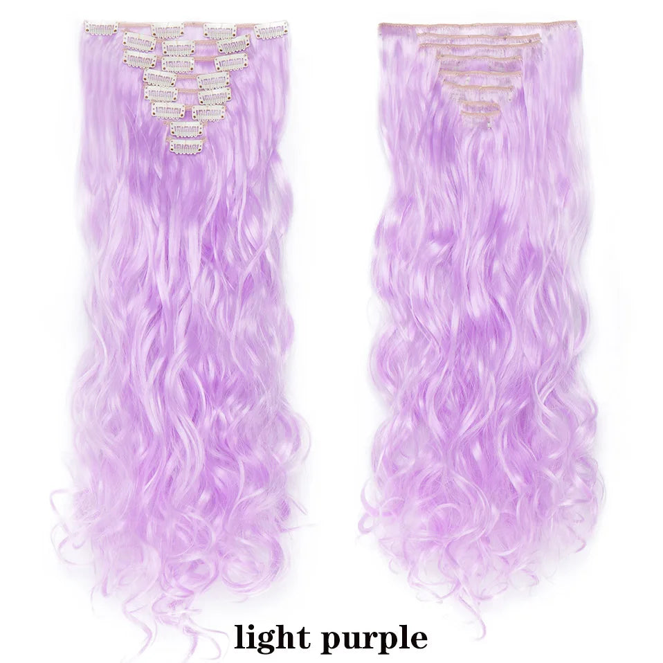 HAIRRO 24Inches 170g 36 Colors Long Straight Synthetic