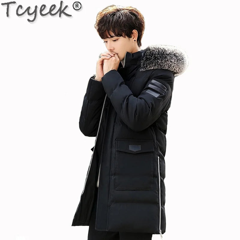 Jacket Winter Men Clothing Streetwear Down Cotton Coat