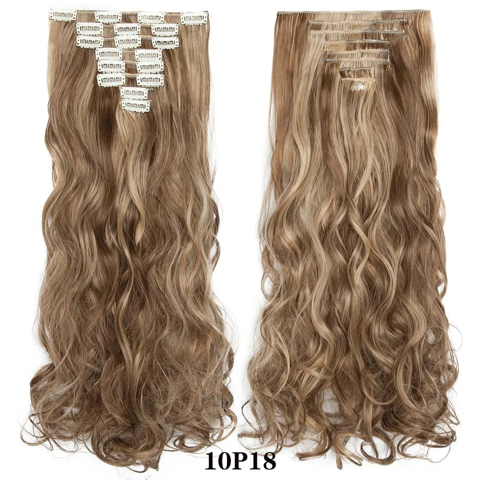 HAIRRO 24Inches 170g 36 Colors Long Straight Synthetic