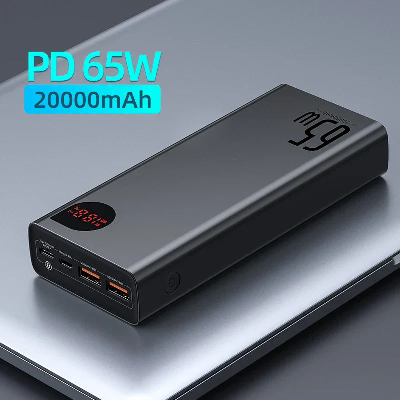Baseus PD 65W Power Bank 30000mAh Fast Charging