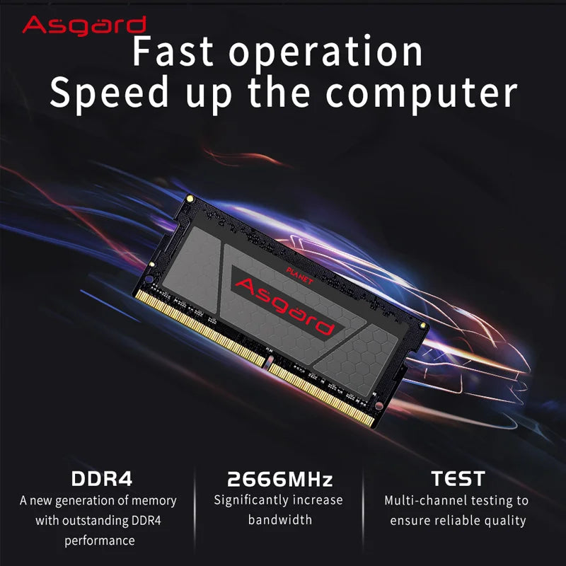 Asgard Laptop Memoria RAM DDR4 8GB 16GB 32GB