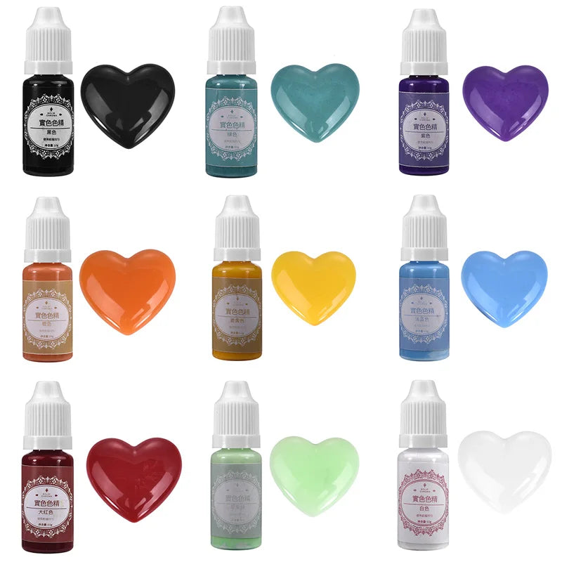 10ML 17 Color Resin Pigment Epoxy Resin Pigments