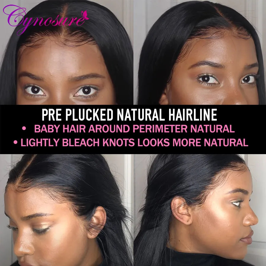 Cynosure 13X4/13X6 HD Transparent Lace Front Human Hair