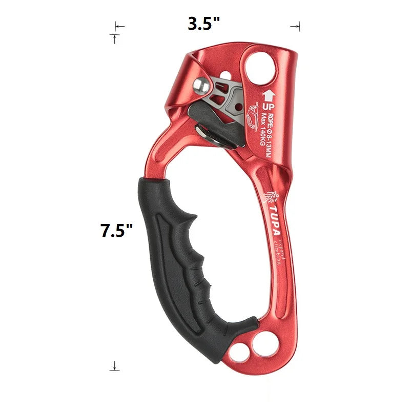 SRT Rock Climbing Hand Ascender Alloy Rigging Rope