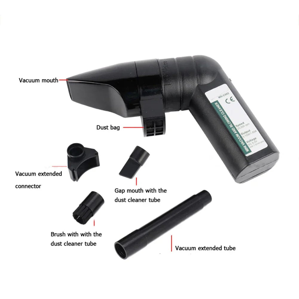 25000rpm Mini Blower Vacuum Cleaner Cleaning Tool for