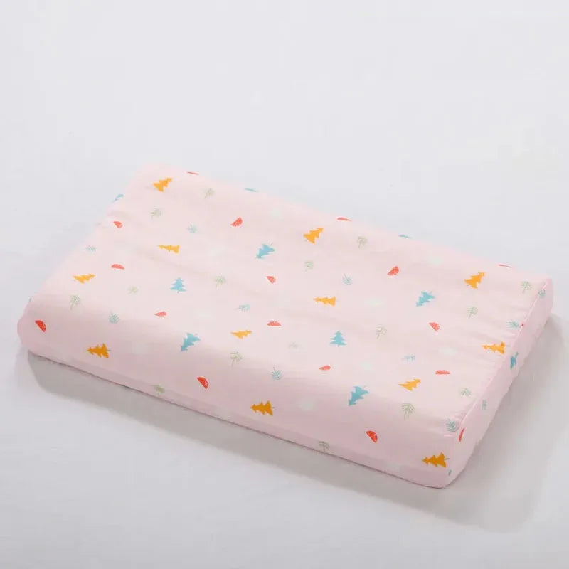 Special Pillowcase Latex Pillow Pure Cotton Children's Four