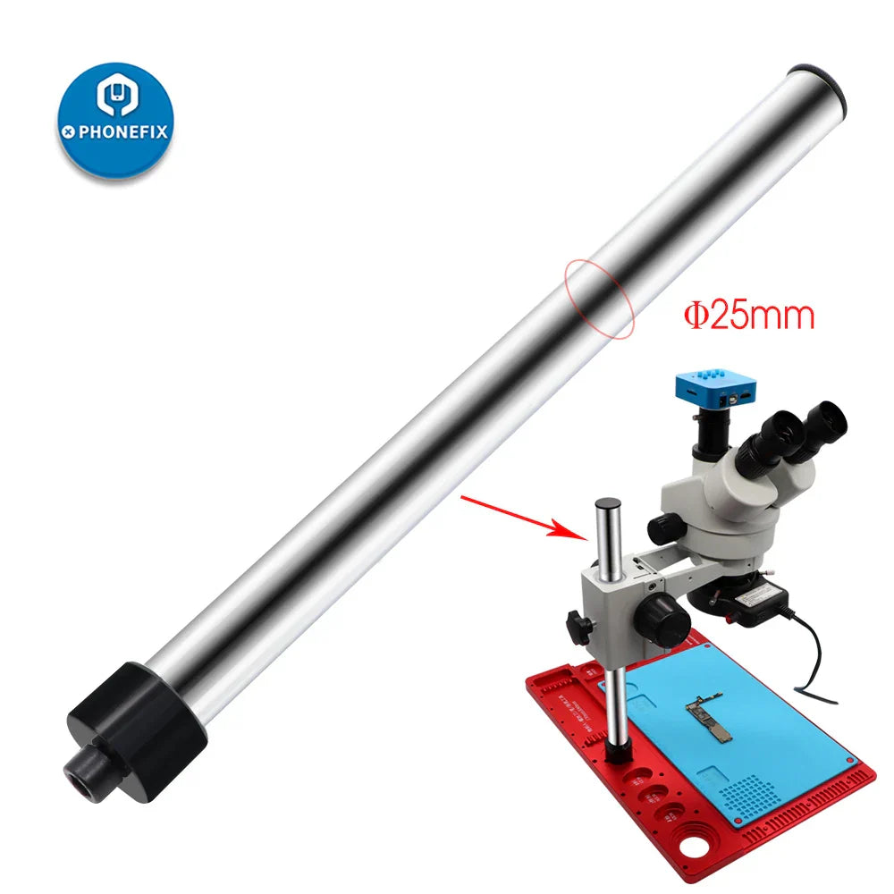 Diameter 25mm Microscope Metal Bar Rod Bracket Pillar