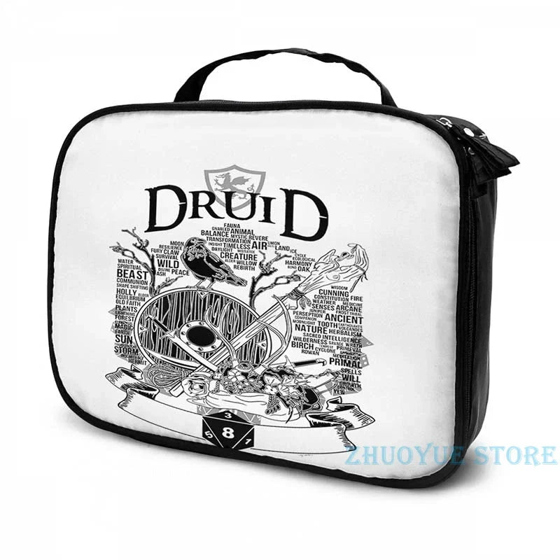 Graphic print RPG Class Series Druid Black