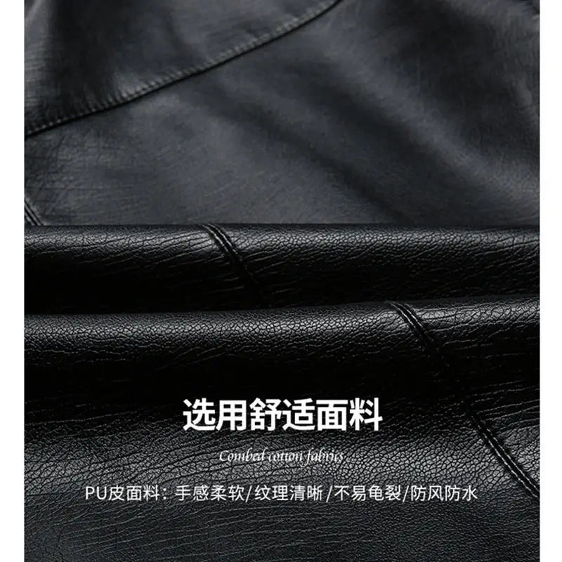 Men Leather Suit Jacket Men Slim Fit blazer